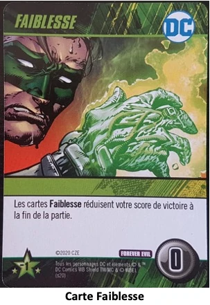 carte faiblesse de Forever Evil