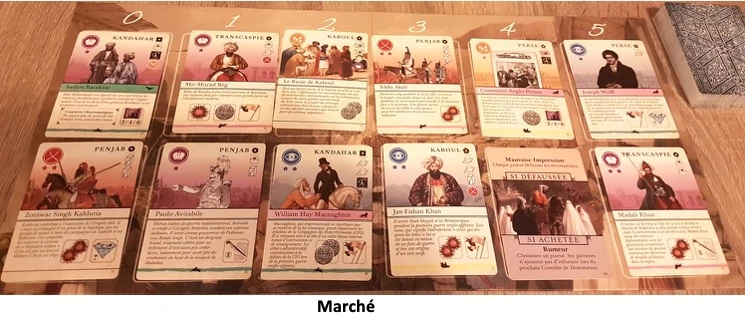 carte marché de Pax Pamir 2nde édition