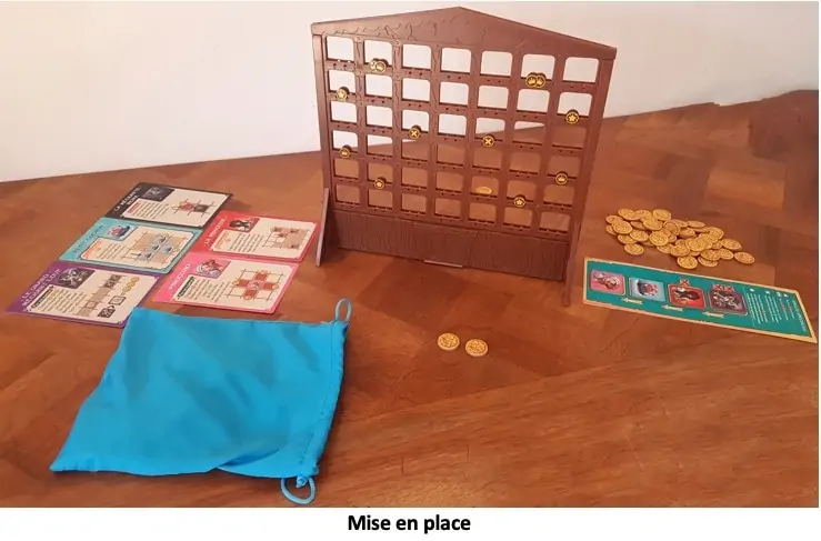 Mise en place du jeu Fairy Tale Inn de Asmodee