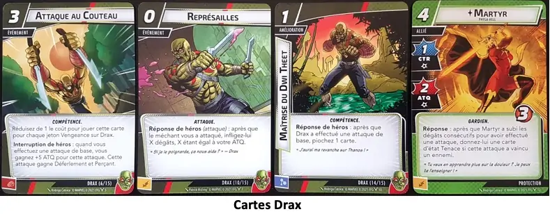 Test et avis : Marvel Champions le Jeu de cartes : Star-Lord, Gamora et Drax