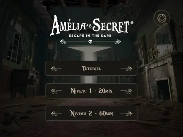 Test et avis d'Amélia’s Secret escape in the dark