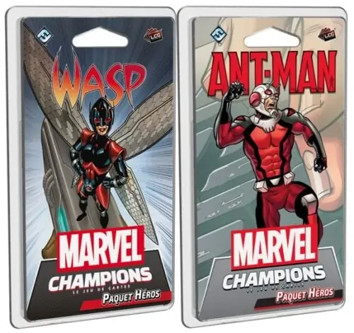 Marvel Champions le Jeu de cartes Wasp et Ant-Man jeu