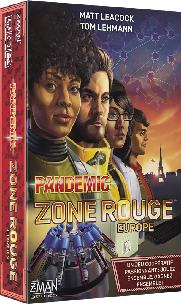 Pandemic Zone Rouge Europe jeu