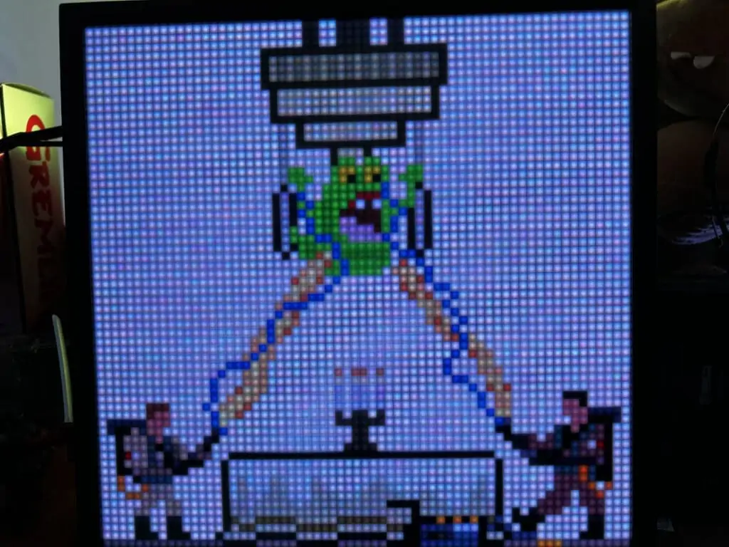 Ghostbuster pixoo 64 pixel art