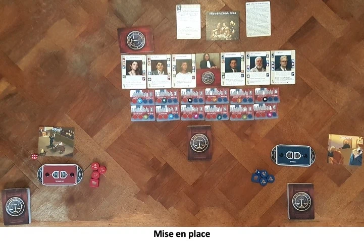 Mise en place du jeu Objection!