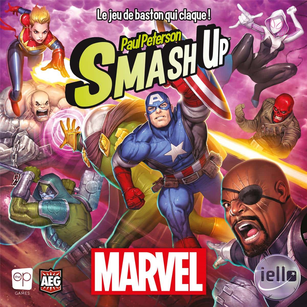 Test de Smash Up Marvel chez Iello