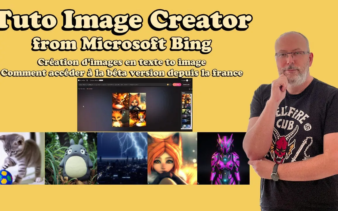 Tuto Image Creator from Microsoft Bing