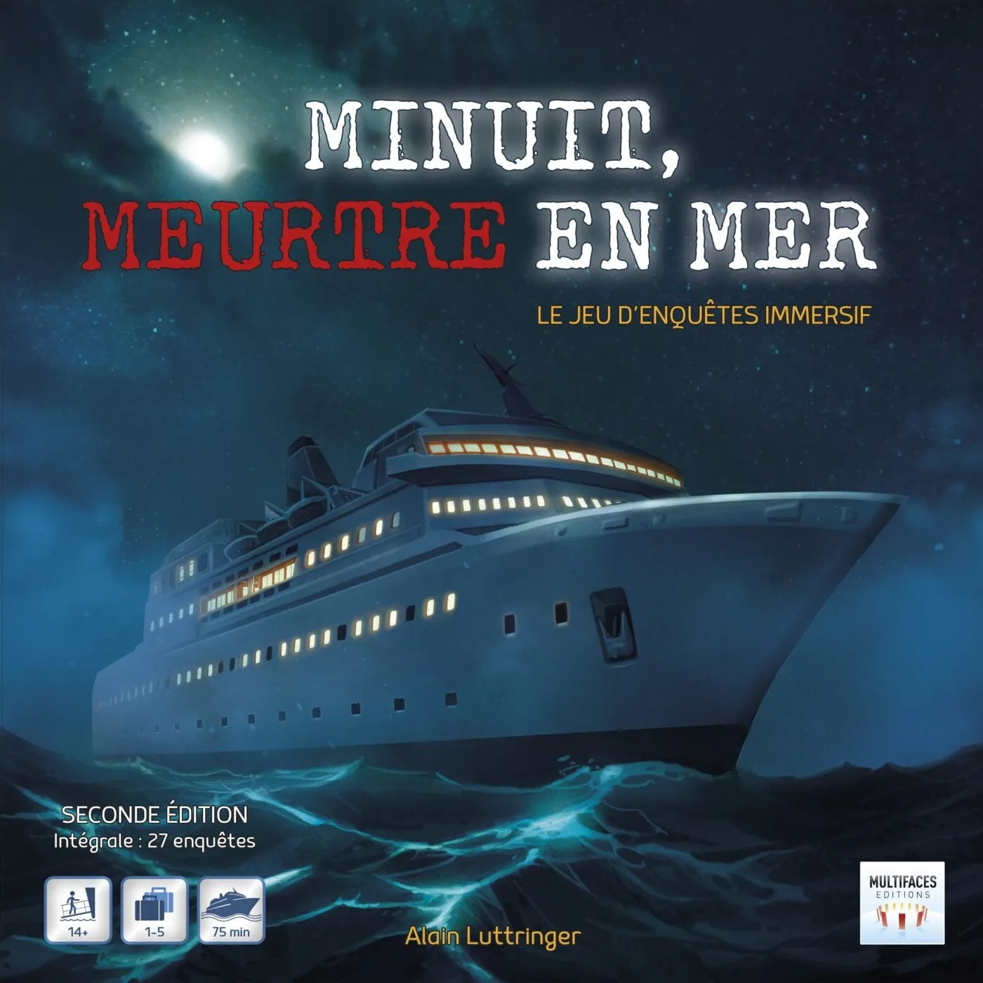 Test de Minuit meurtre en mer 2nde édition chez Multifaces Editions