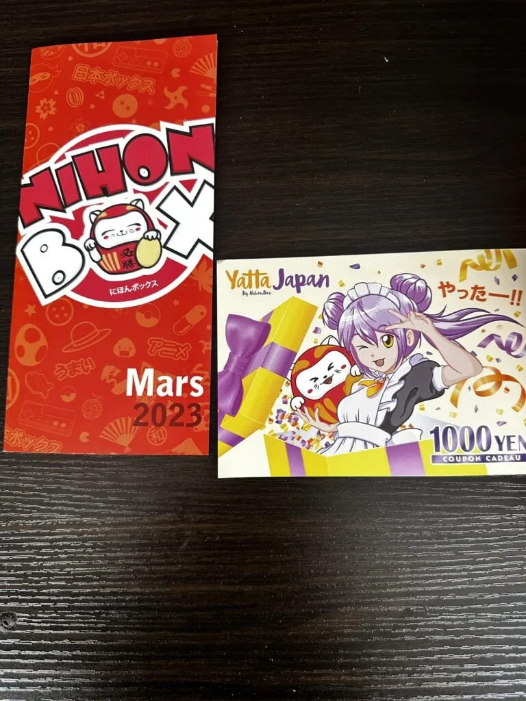 Unboxing NihonBox mars 2023