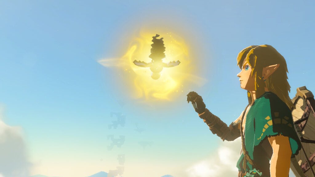 Link et l'épée dans The Legend of Zelda: Tears of the Kingdom