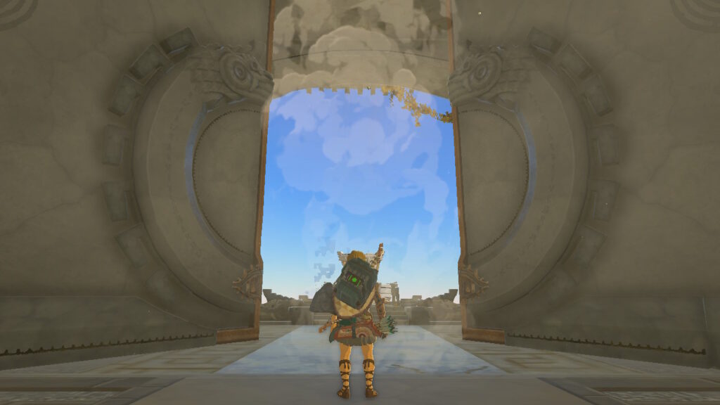 Link devant un portail The Legend of Zelda: Tears of the Kingdom