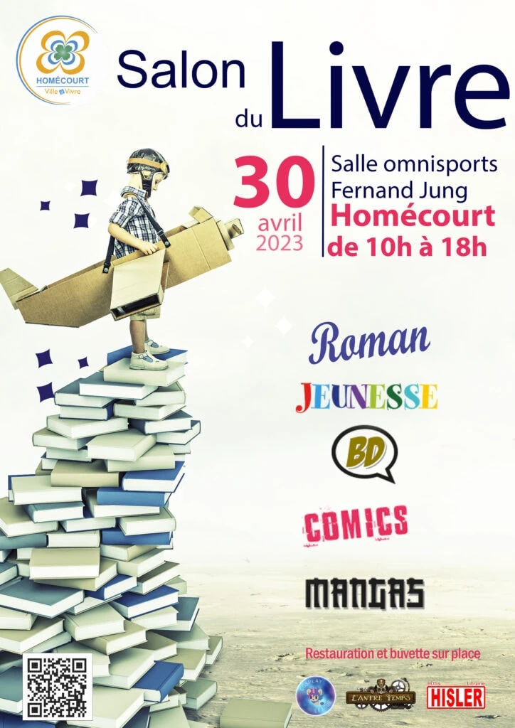 Un dimanche ludique et littéraire au Salon du Livre, Jeunesse et Manga d'Homécourt