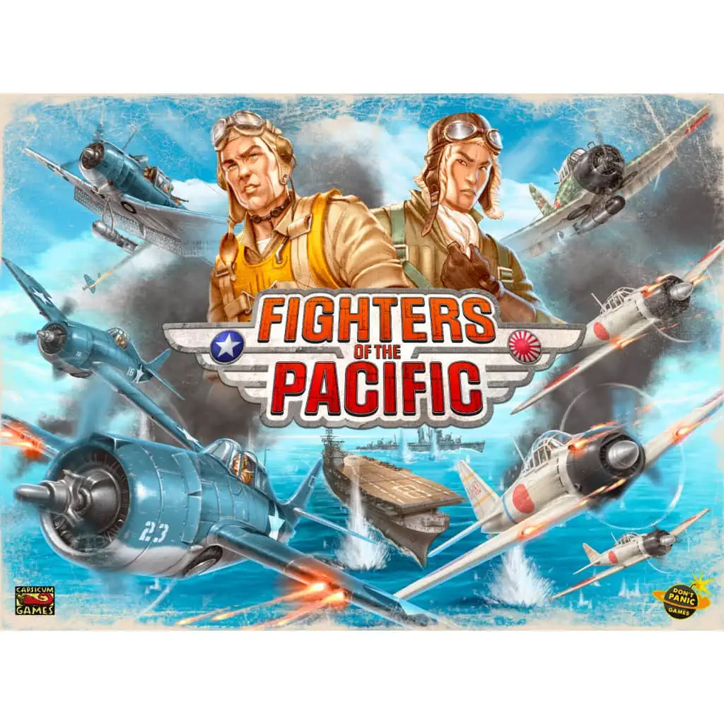 Test et avis de Fighters of the Pacific chez Don't Panic Games