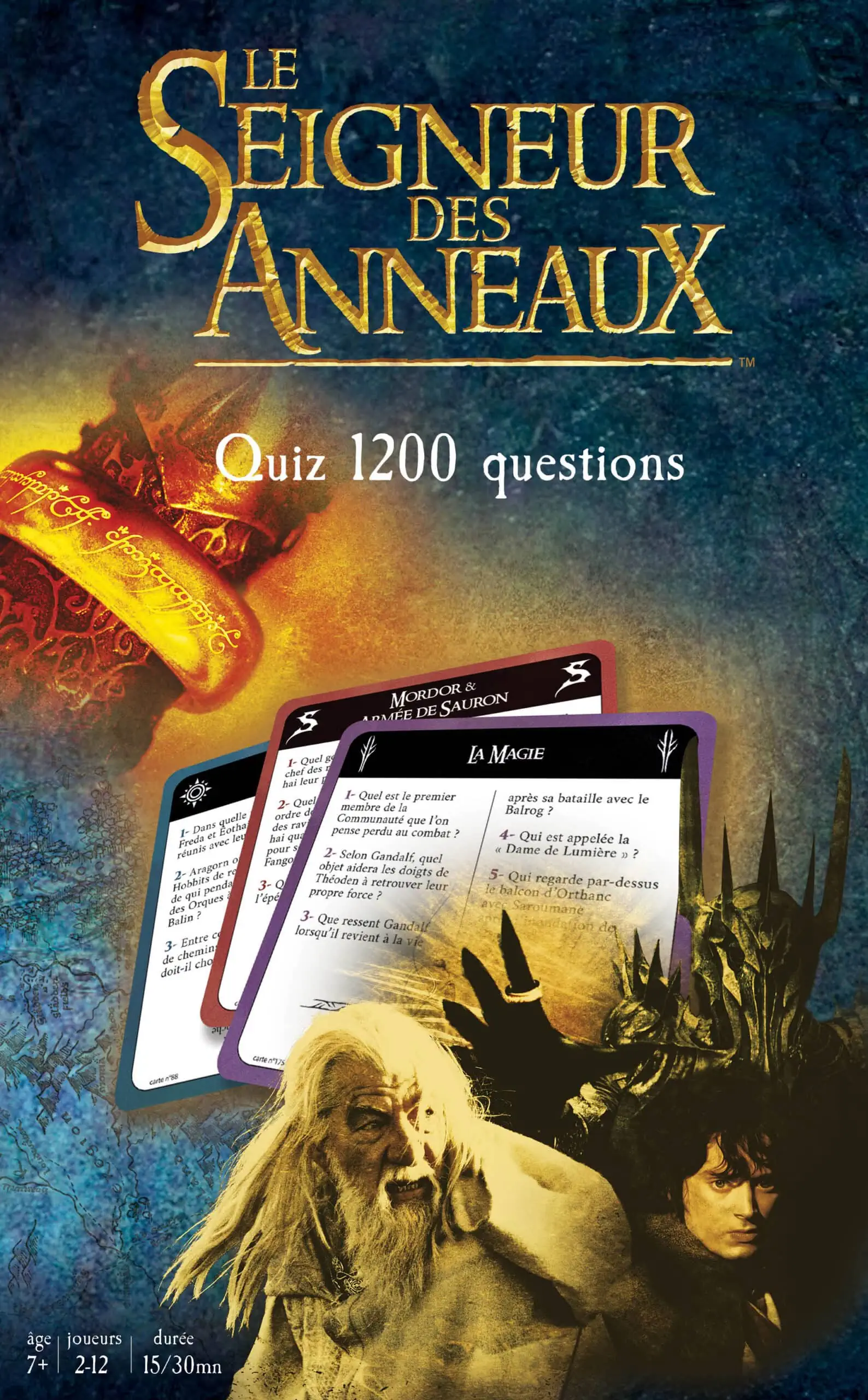 Le Seigneur des Anneaux Quiz 1200 Questions jeu