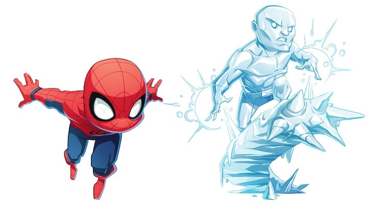 Test et avis de Marvel United : X-Men Équipe Dorée et Au Cœur Du Spider-Verse