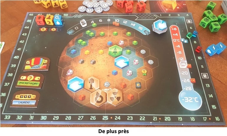 Test et avis de Terraforming Mars le Jeu de Dés