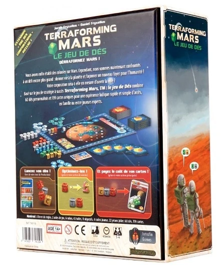 Test et avis de Terraforming Mars le Jeu de Dés