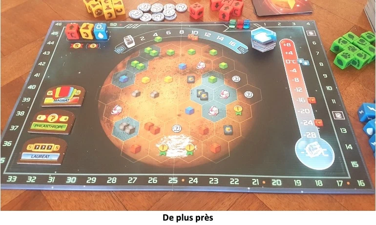 Test et avis de Terraforming Mars le Jeu de Dés