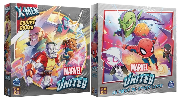 Test et avis de Marvel United : X-Men Équipe Dorée et Au Cœur Du Spider-Verse