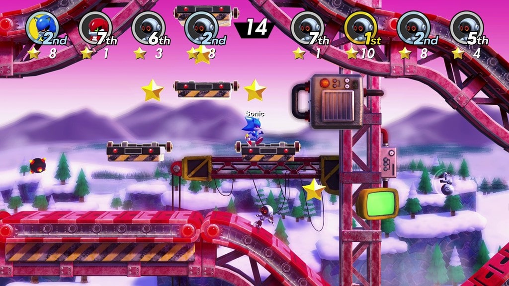 combat dans Sonic Superstars