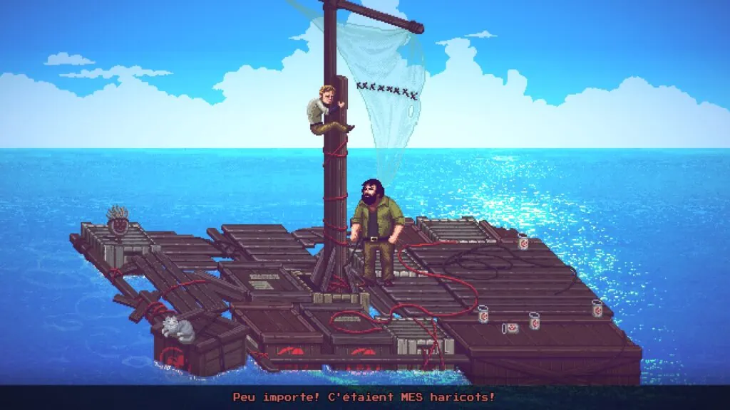 Slaps and Beans 2 sur un bateau avec humour Lucasarts