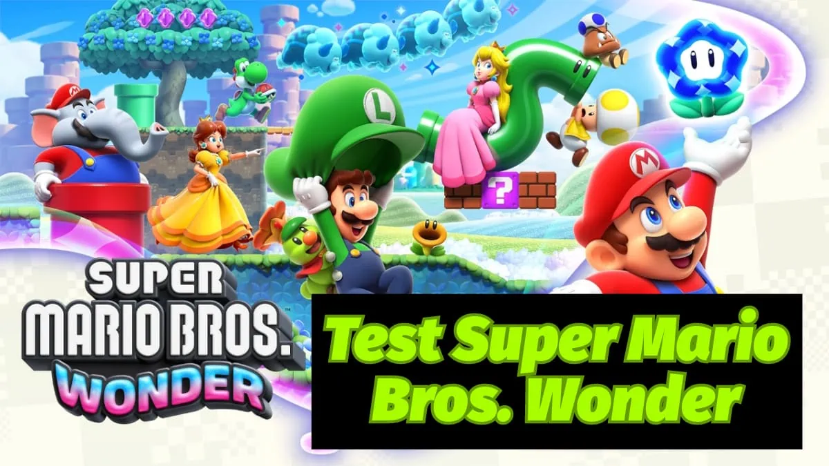 Test vidéo de Super Mario Bros. Wonder