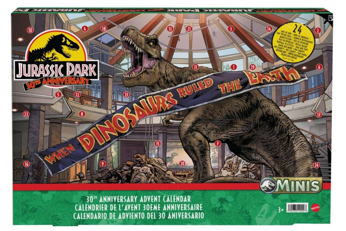 Jurassic Park calendrier de l’avent 30ème anniversaire