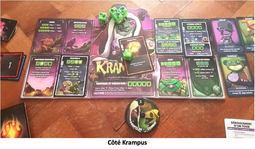 Jeu De Société Dice Throne - Père Noël Vs Krampus, Neuf Sous Blister