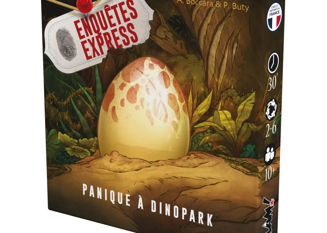 Enquêtes Express Panique à Dinopark jeu