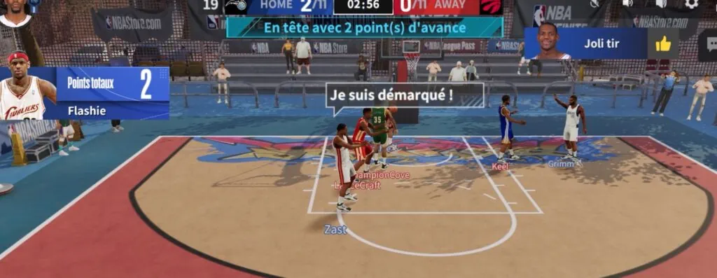 Test NBA Infinite sur IOS