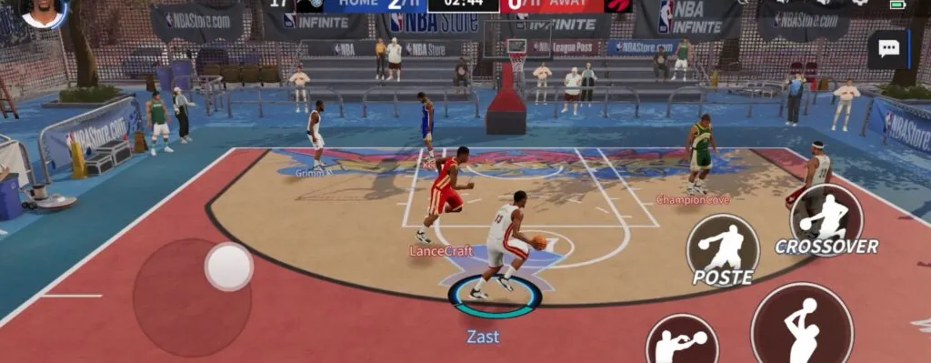 Test NBA Infinite sur IOS