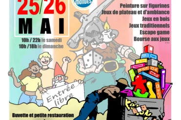 1er festival du jeu d'Ales les 25 et 26 mai 2024