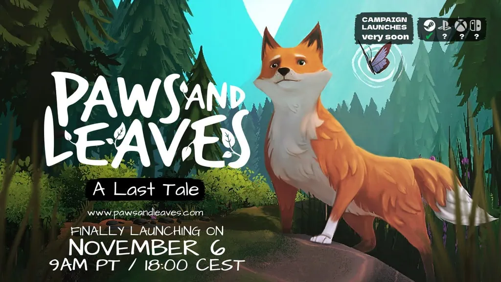 Paws and Leaves - A Last Tale : Kickstarter le 6 novembre