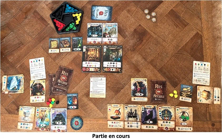 Test et avis de Res Arcana Duo de Tom Lehmann chez Sand Castle Games