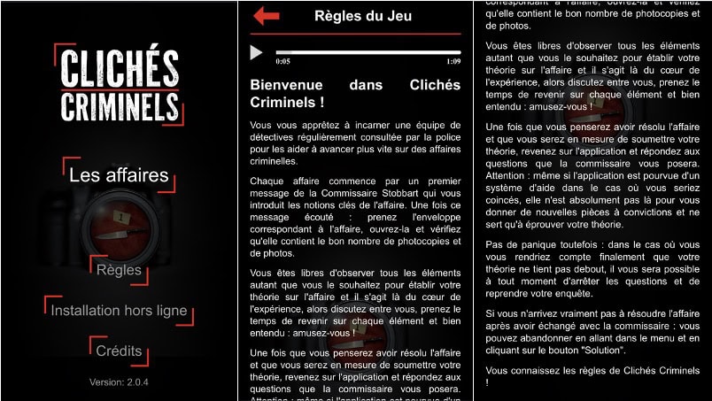 Test et avis de Clichés Criminels