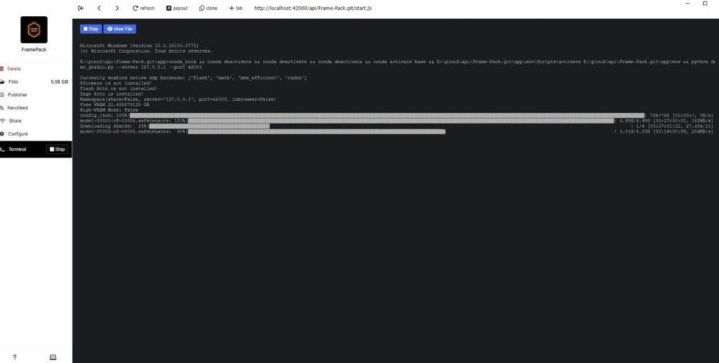 Comment transformer une image en vidéo avec FramePack et Pinokio