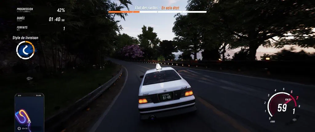 gameplay taxi JDM: Japanese Drift Master