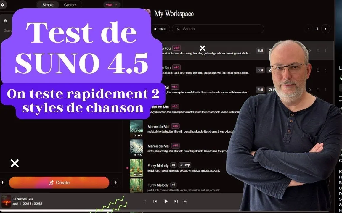 Suno 4.5 : Une évolution majeure pour la génération musicale par IA