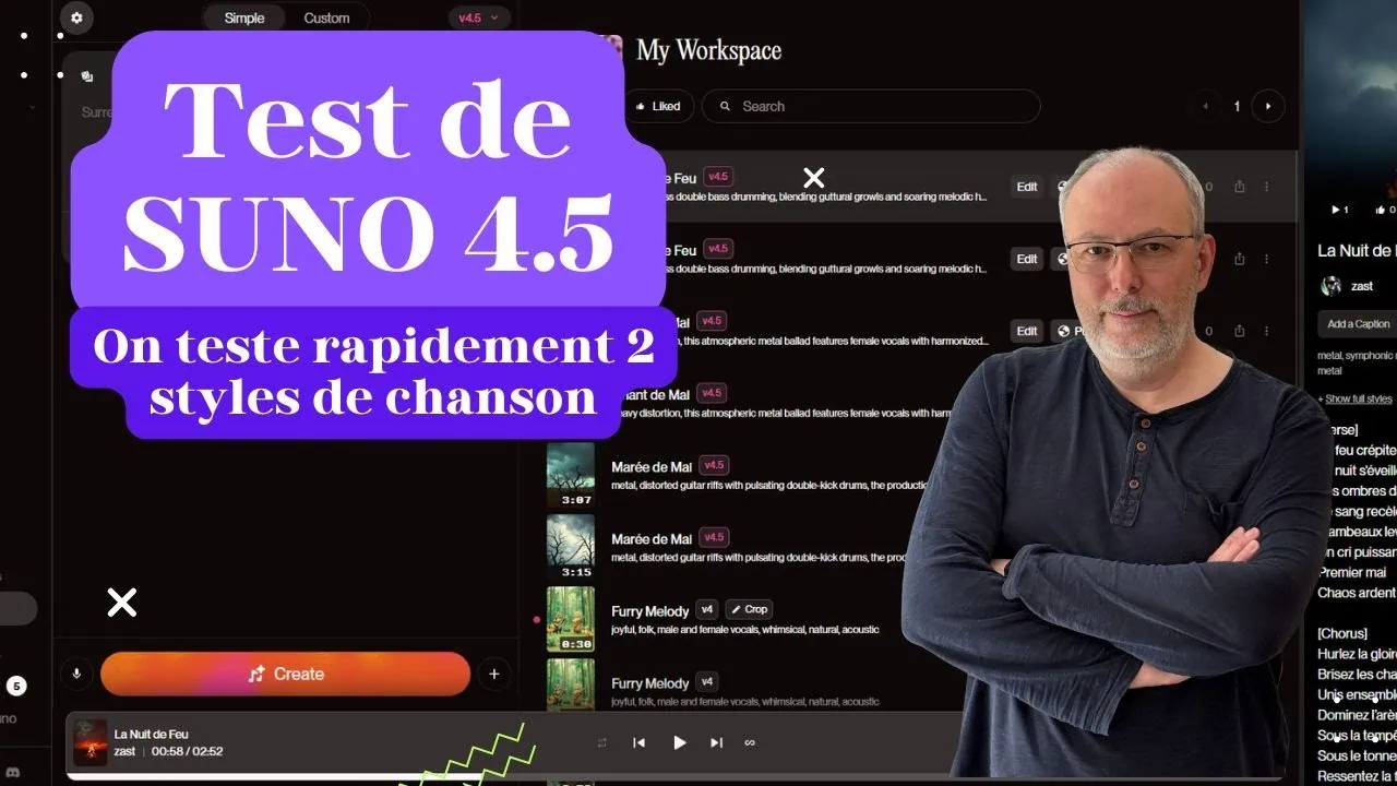 Suno 4.5 : Une évolution majeure pour la génération musicale par IA
