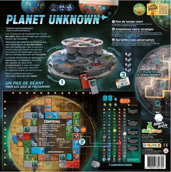Test et avis de Planet Unknown