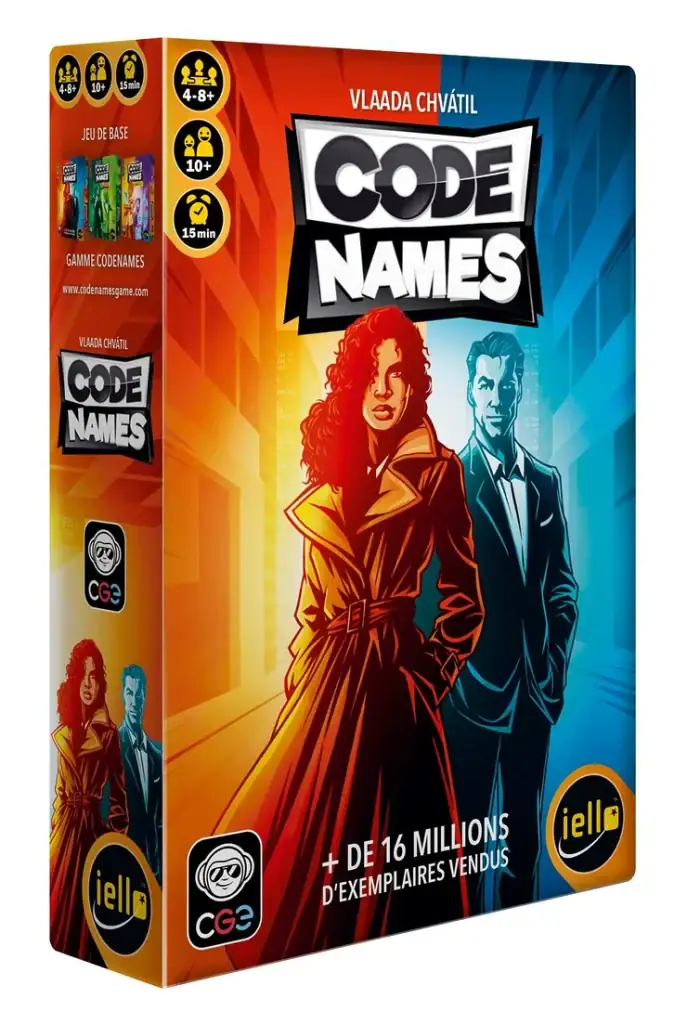 Test et avis de Codenames (édition 2025) chez Iello