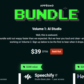 AppSumo AI Studio Bundle : Une offre à 39 $ qui valait (vraiment) le coup !