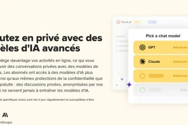 DuckDuckGo Pro (DuckAI) : essai gratuit, modèles IA premium (GPT-5, Claude) et VPN inclus