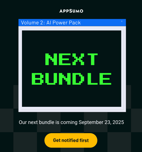 AppSumo Bundle Vol. 2 : La suite tant attendue arrive bientôt