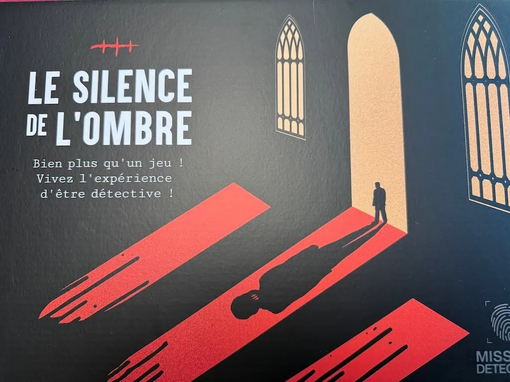 Test et avis du silence de l'ombre chez Mission Détective