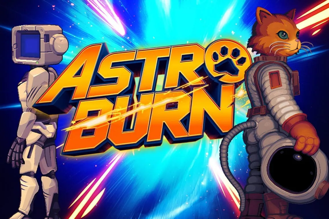 Astro Burn : Un shooter rétro inspiré avec un chat pilote