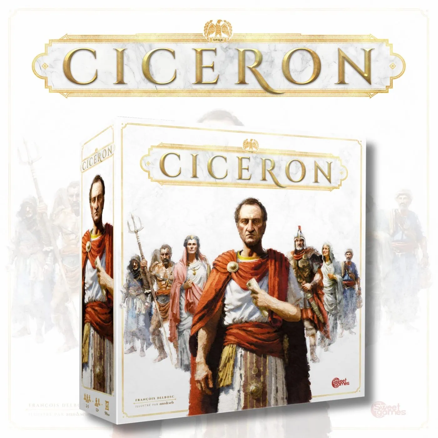 Présentation des jeux Ciceron et Karman Swap par Ludistri