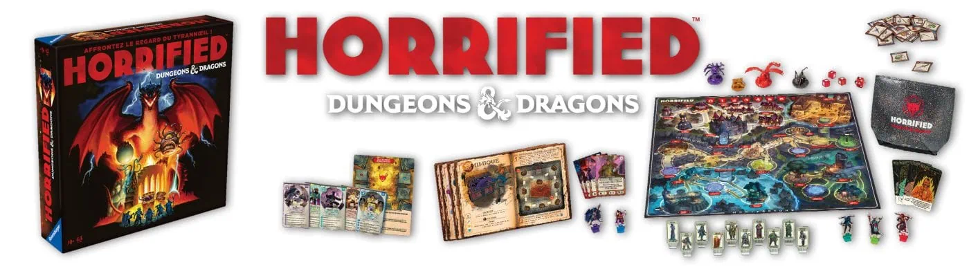 Horrified D&D : Un jeu coopératif Ravensburger dans les Royaumes Oubliés