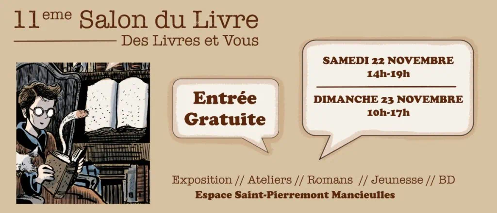 Salon du Livre 2025 à Val de Briey (Mancieulles) – Auteurs, ateliers et animations