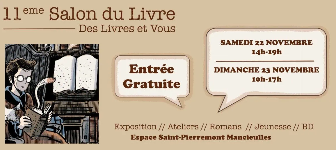 Salon du Livre 2025 à Val de Briey (Mancieulles) – Auteurs, ateliers et animations